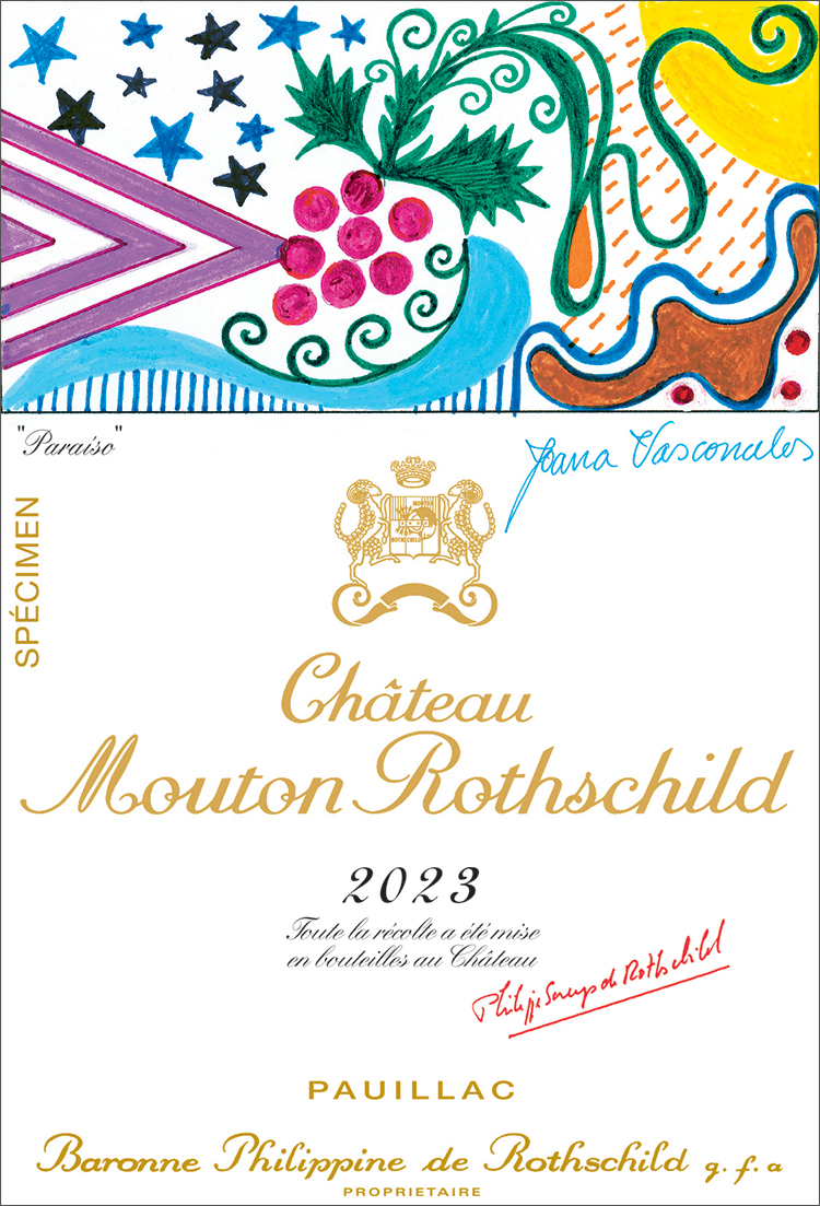 Mouton-Rothschild 2023 Etiquette
